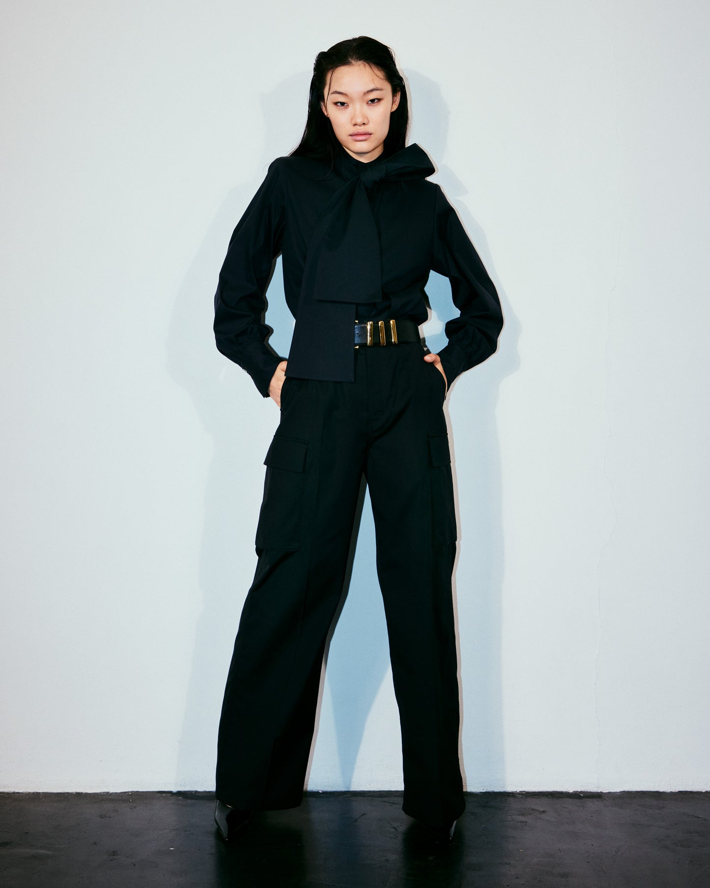 High waist cargo pants