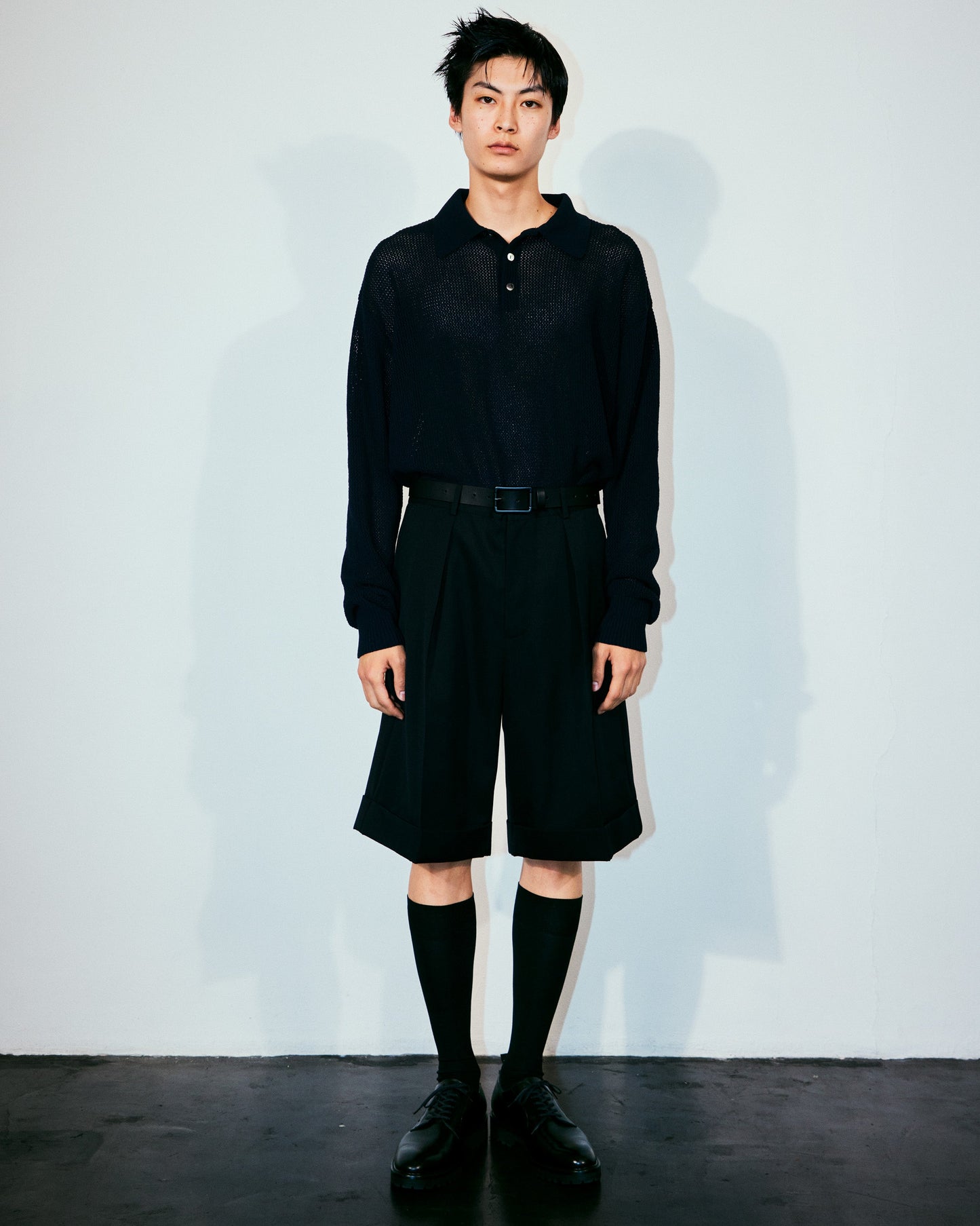 Unisex tuck shorts