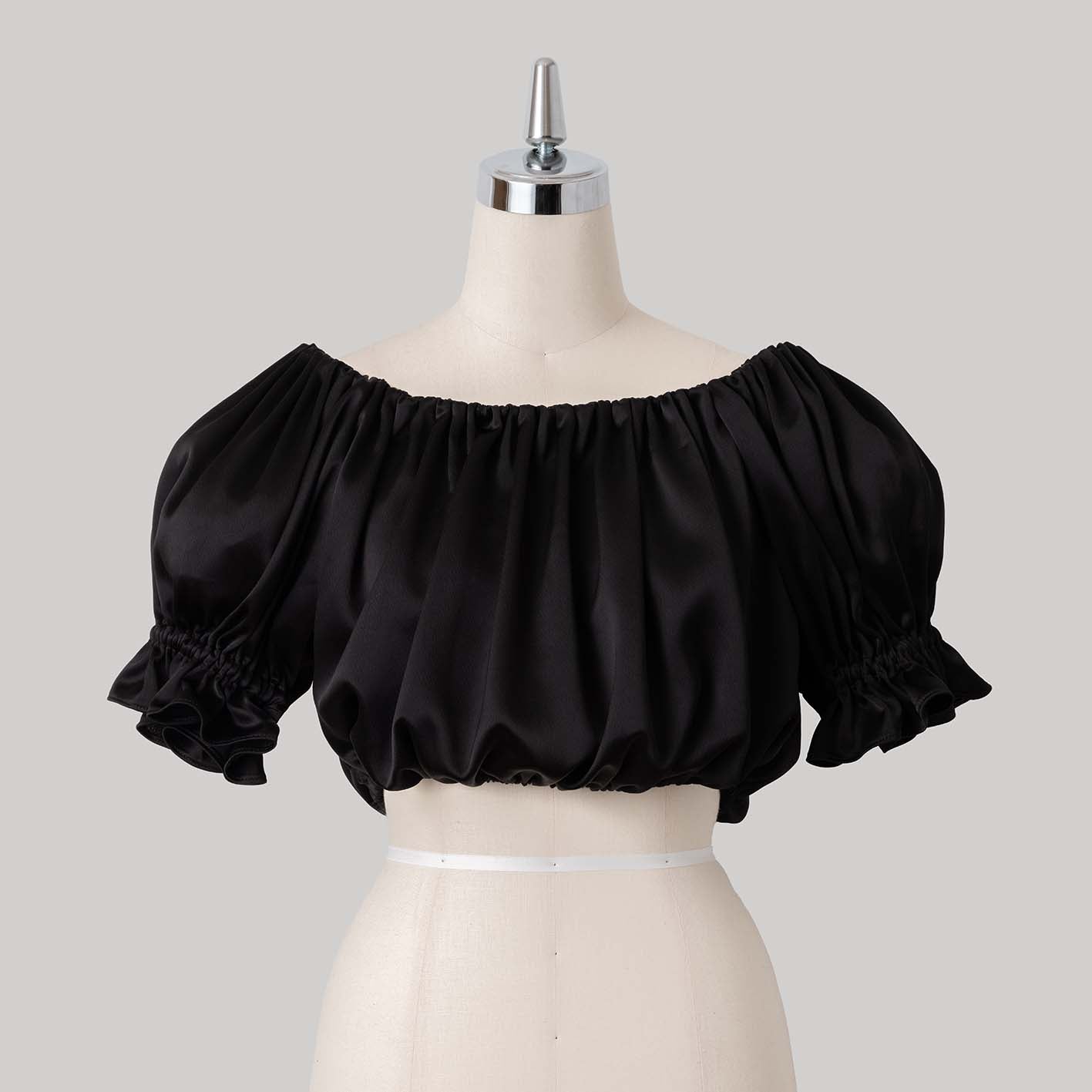Gathered bare top