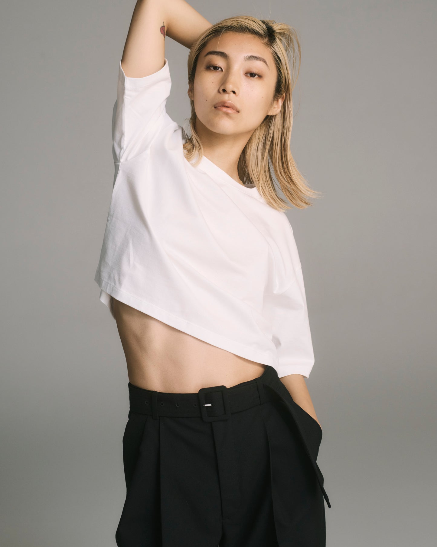 ORGANIC COTTON CROPPED T