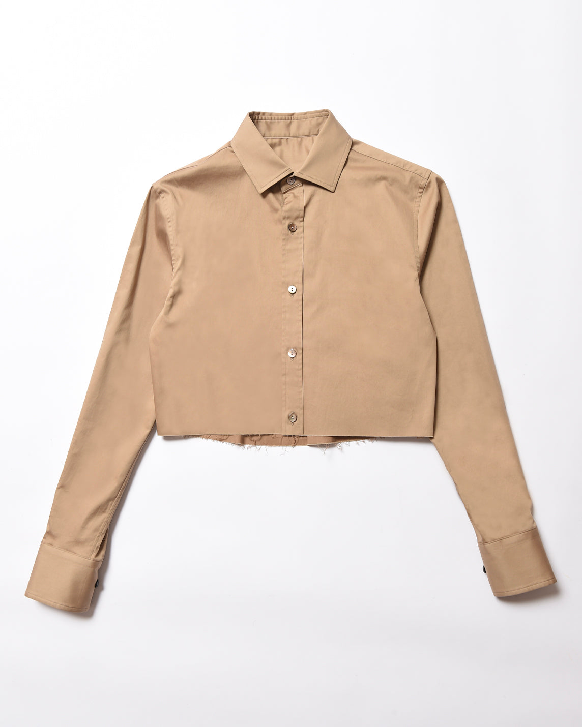 CROPPED WIDE COLOR SHIRT