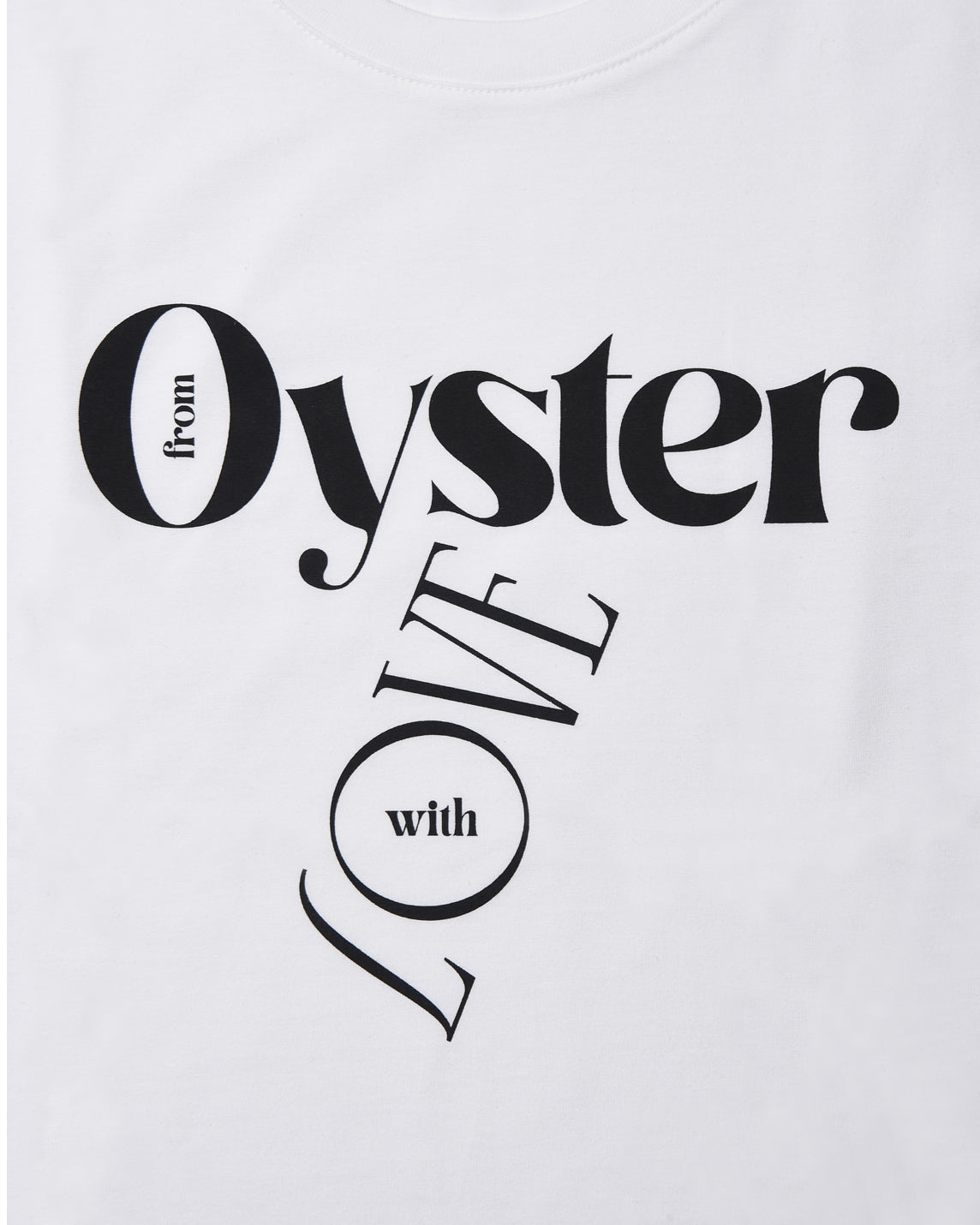 ORGANIC COTTON OYSTER GRAPHIC T